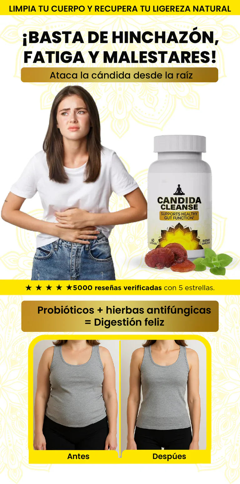 Candida Cleanse| Despídete de la cándida, naturalmente.